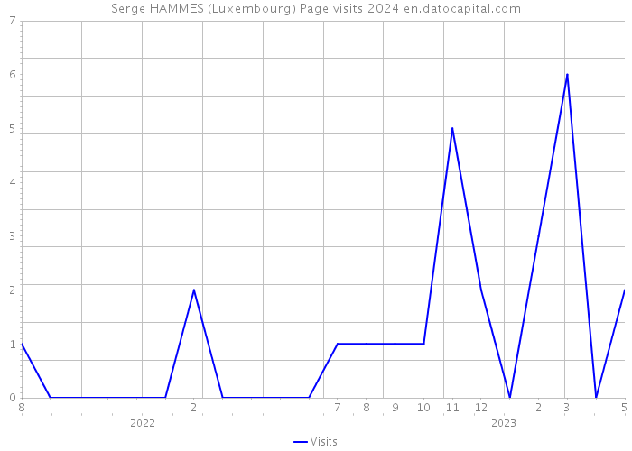 Serge HAMMES (Luxembourg) Page visits 2024 