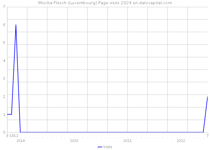 Mischa Flesch (Luxembourg) Page visits 2024 