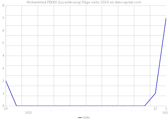 Mohammed FENDI (Luxembourg) Page visits 2024 