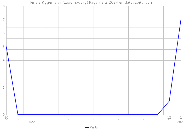 Jens Brüggemeier (Luxembourg) Page visits 2024 
