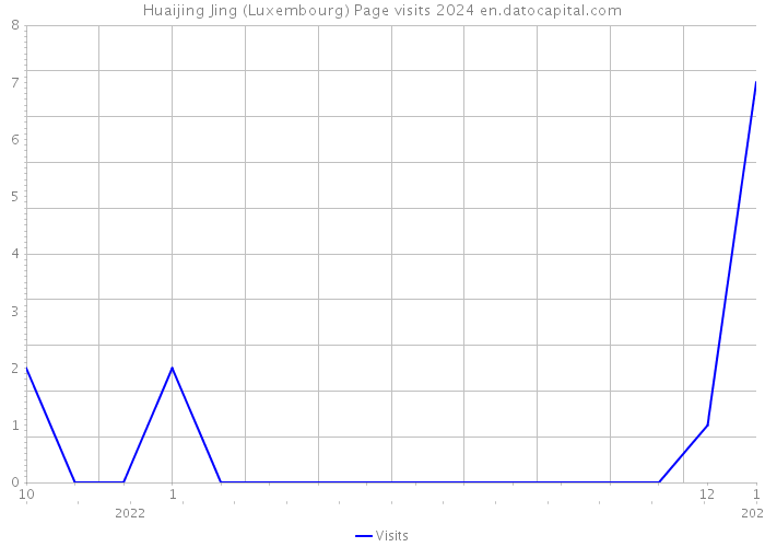 Huaijing Jing (Luxembourg) Page visits 2024 