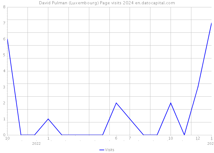 David Pulman (Luxembourg) Page visits 2024 