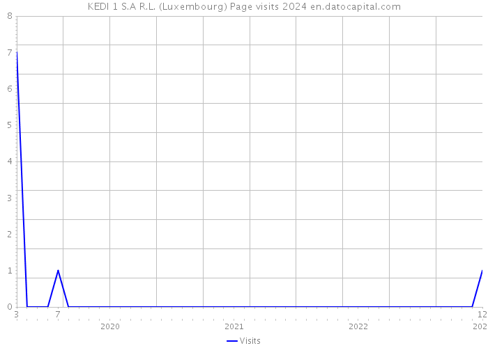 KEDI 1 S.A R.L. (Luxembourg) Page visits 2024 