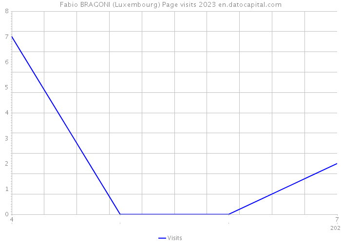 Fabio BRAGONI (Luxembourg) Page visits 2023 