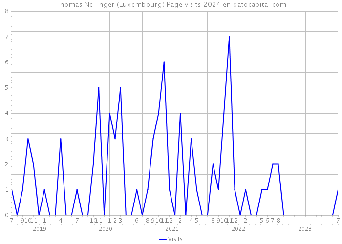 Thomas Nellinger (Luxembourg) Page visits 2024 