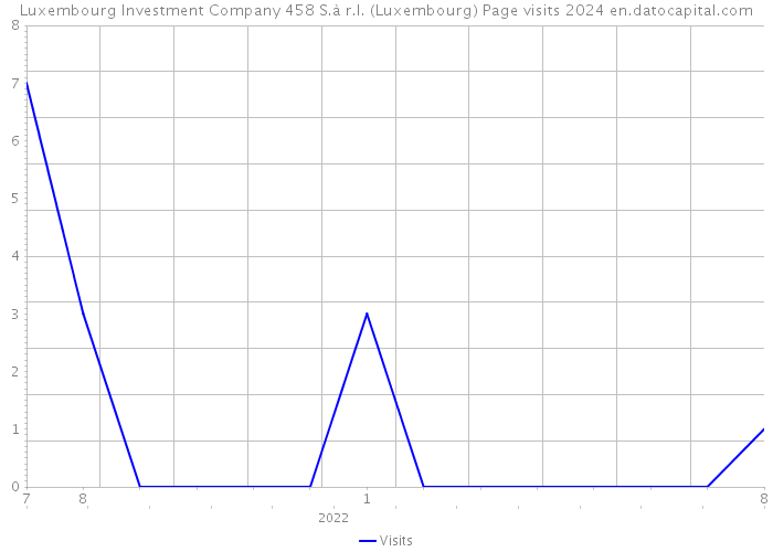 Luxembourg Investment Company 458 S.à r.l. (Luxembourg) Page visits 2024 