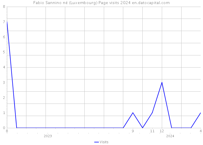 Fabio Sannino né (Luxembourg) Page visits 2024 