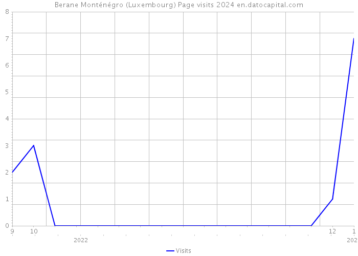 Berane Monténégro (Luxembourg) Page visits 2024 