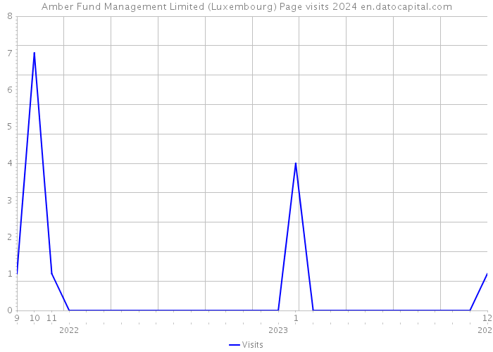 Amber Fund Management Limited (Luxembourg) Page visits 2024 